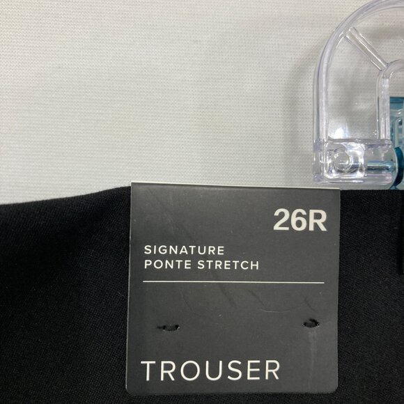 New Studio Torrid size 26R Black Signature Ponte Stretch Trouser Office Career - Picture 8 of 9